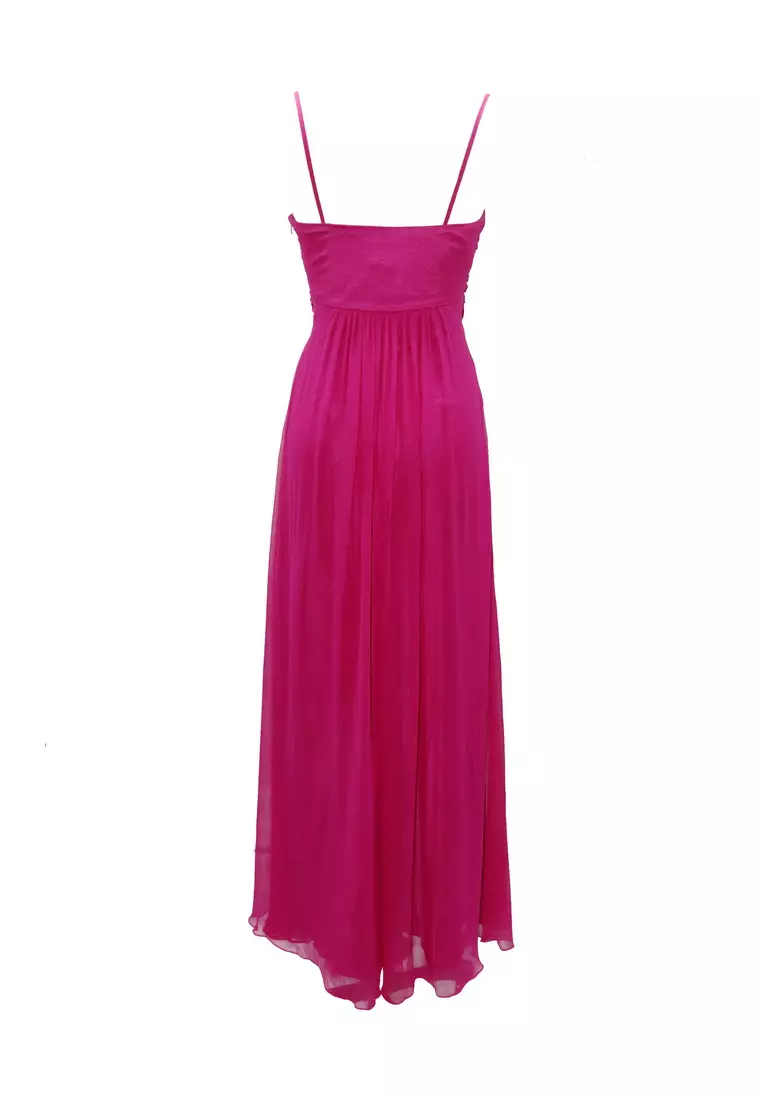 Feminine Beauty Silk Chiffon Evening Gown  