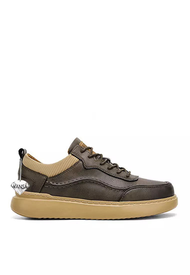 Discount on Twenty Eight Shoes  shoes - SKU: VANSA Stylish Lace-up Platform Casual Shoes VSM-C-98865
