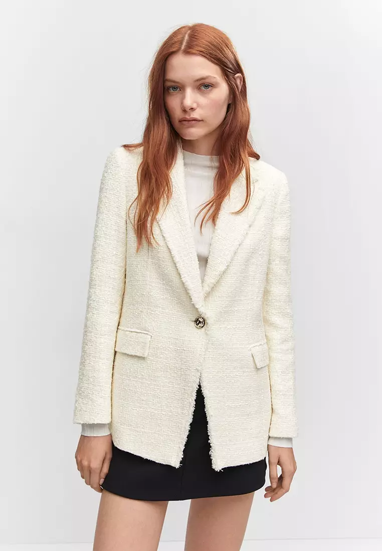 Buy tweed blazer outlet