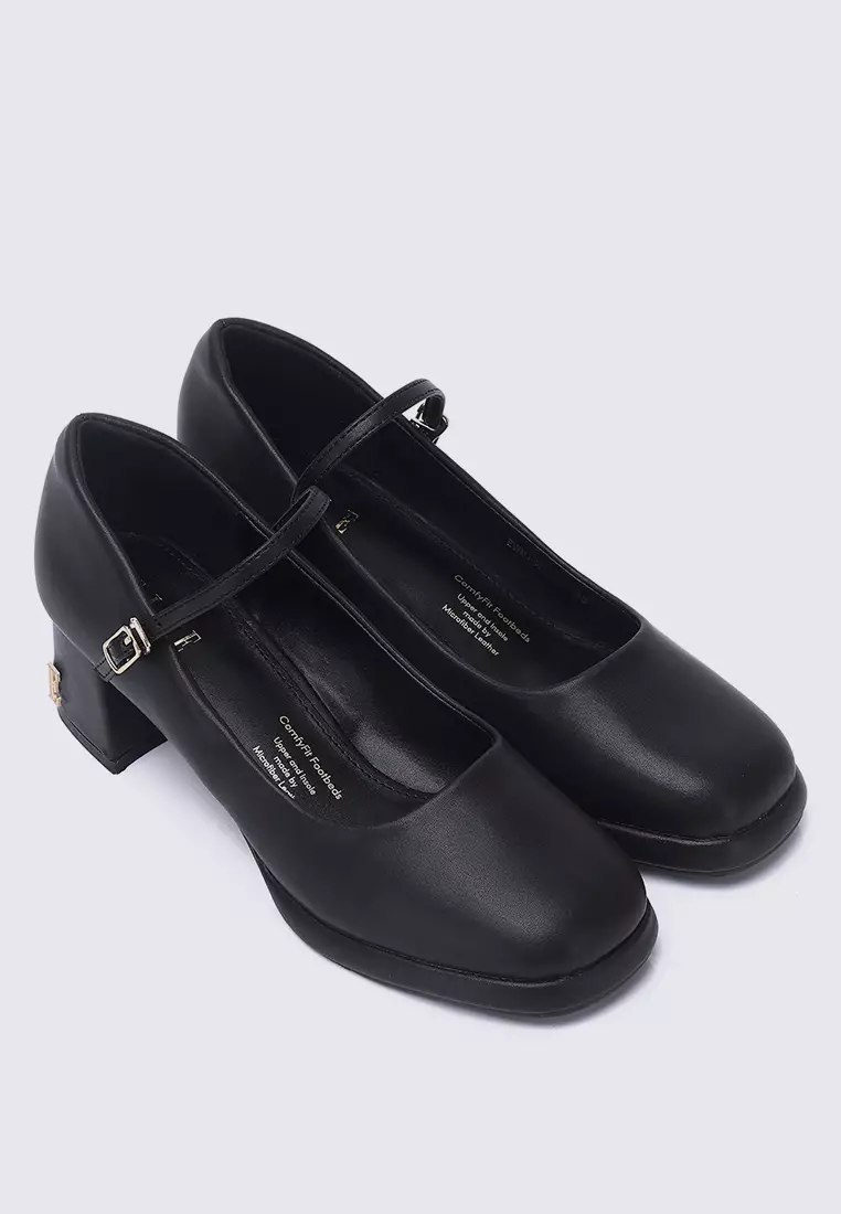 Denise Comfy Fit Footbed Microfiber Leather Mary Jane