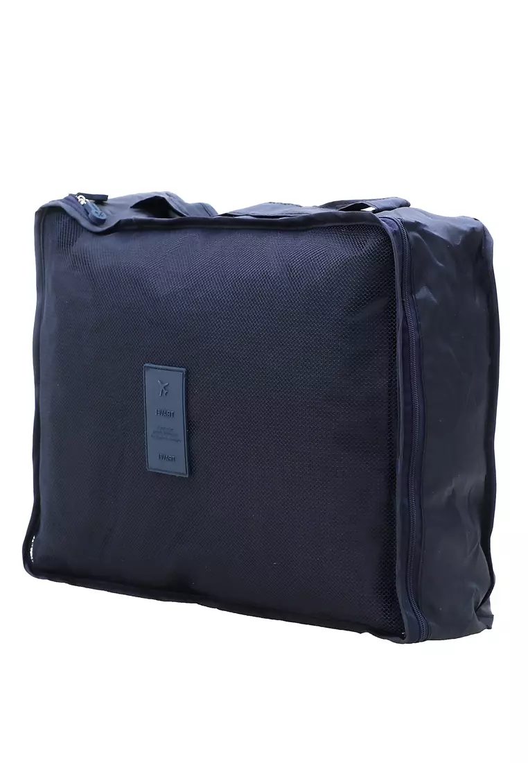 Erasre Tas Travel Bag in Bag Organizer 6 in 1 Waterproof Pouch Material Polyester ORIGINAL - Blue