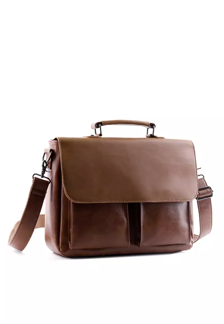 Aibag Messenger Bag, Vintage Small Canvas Shoulder Crossbody Purse (Coffee)