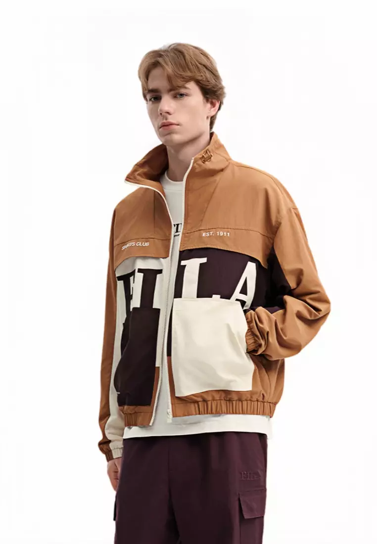 FILA CORE LIFESTYLE ORIGINALE Men Woven Jacket (Brown)