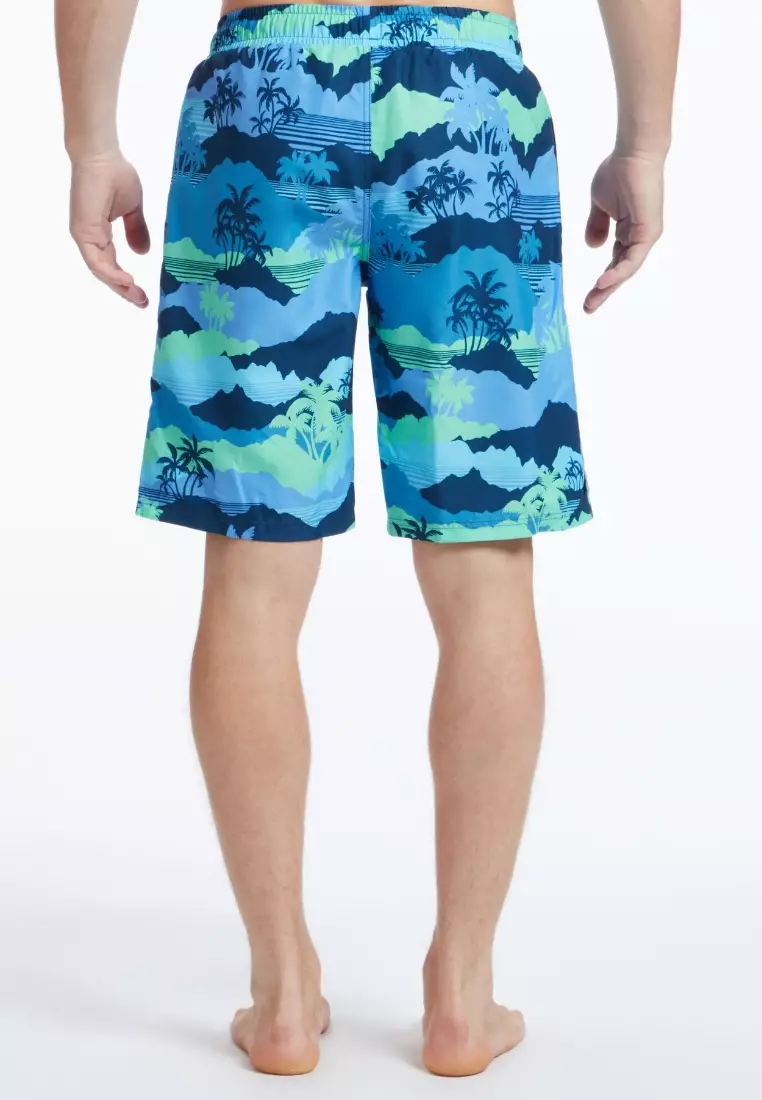 男士Aloha抽繩20吋沙灘泳褲