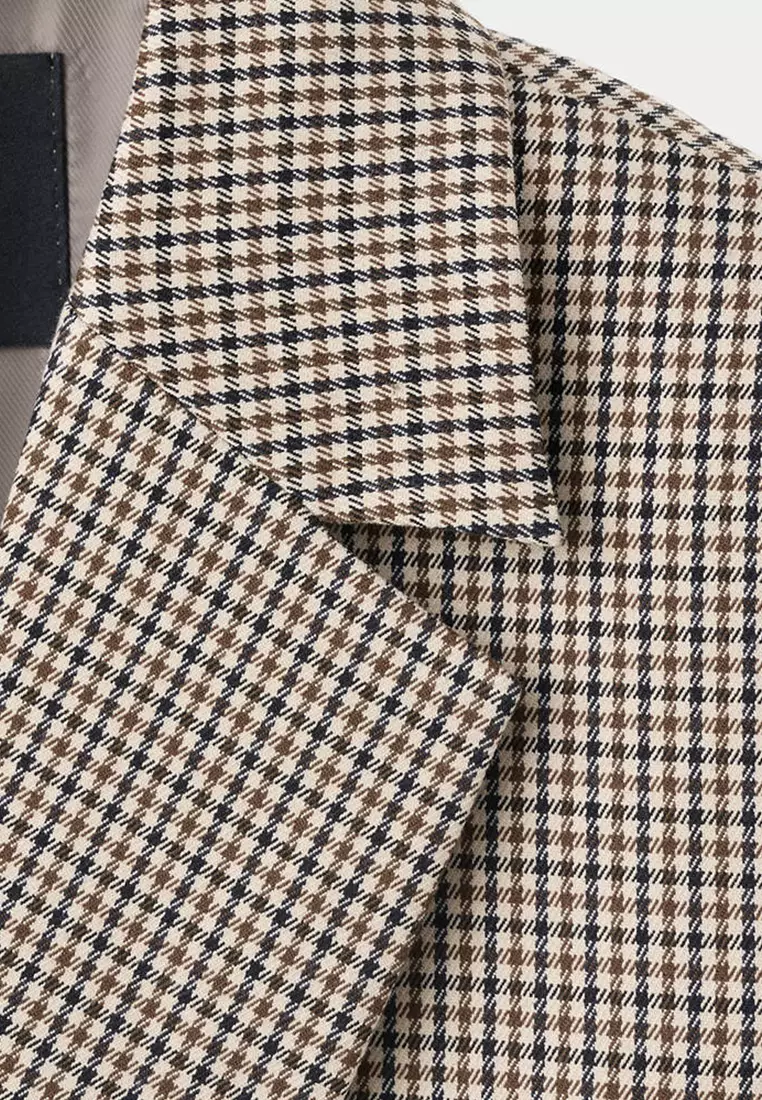 Micro-Houndstooth Jacket