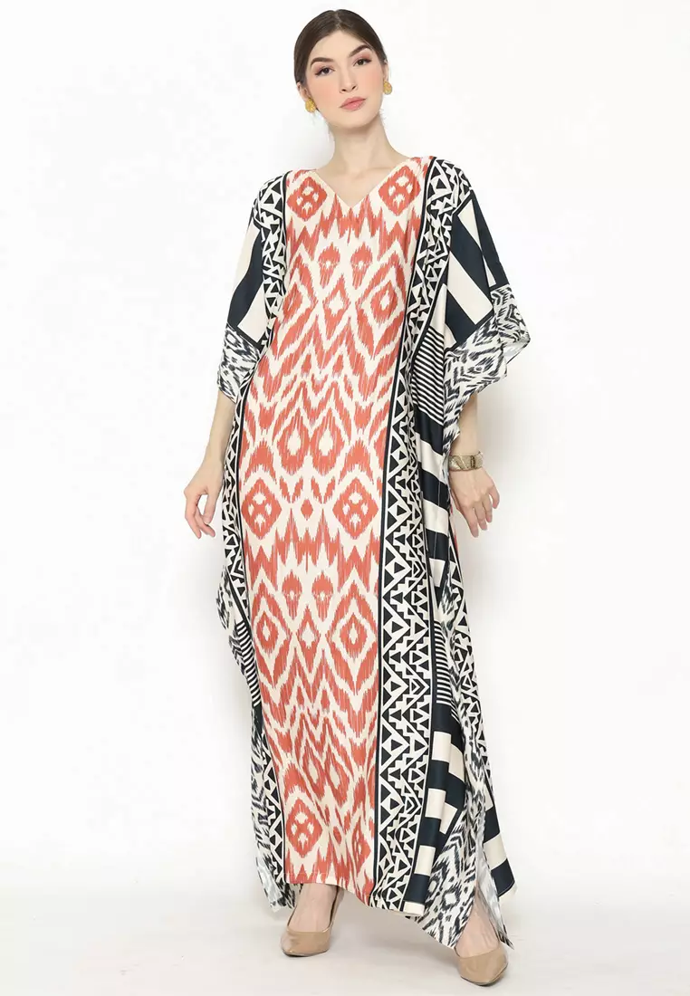 Kanzi Exclusive Short Sleeve Classic Kaftan
