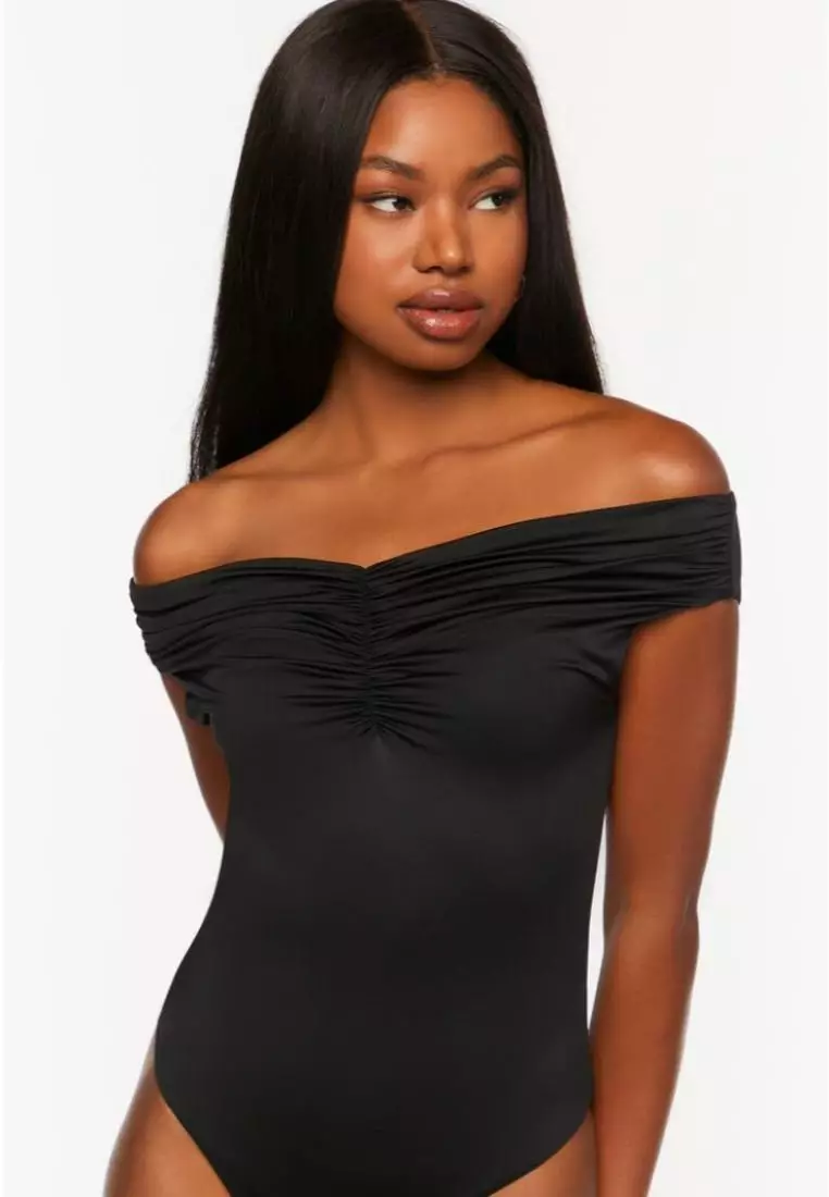 Forever 21 black bodysuit best sale