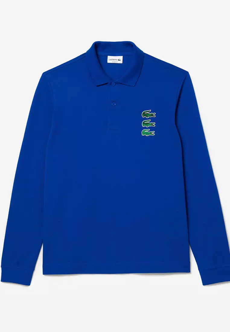 Buy Lacoste Original L,12,12 Long Sleeved Badge Polo Shirt 2025