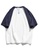 Twenty Eight Shoes white Contrast Stitched Printed Short T-shirt 213-T652 0E1F9AA353193EGS_2