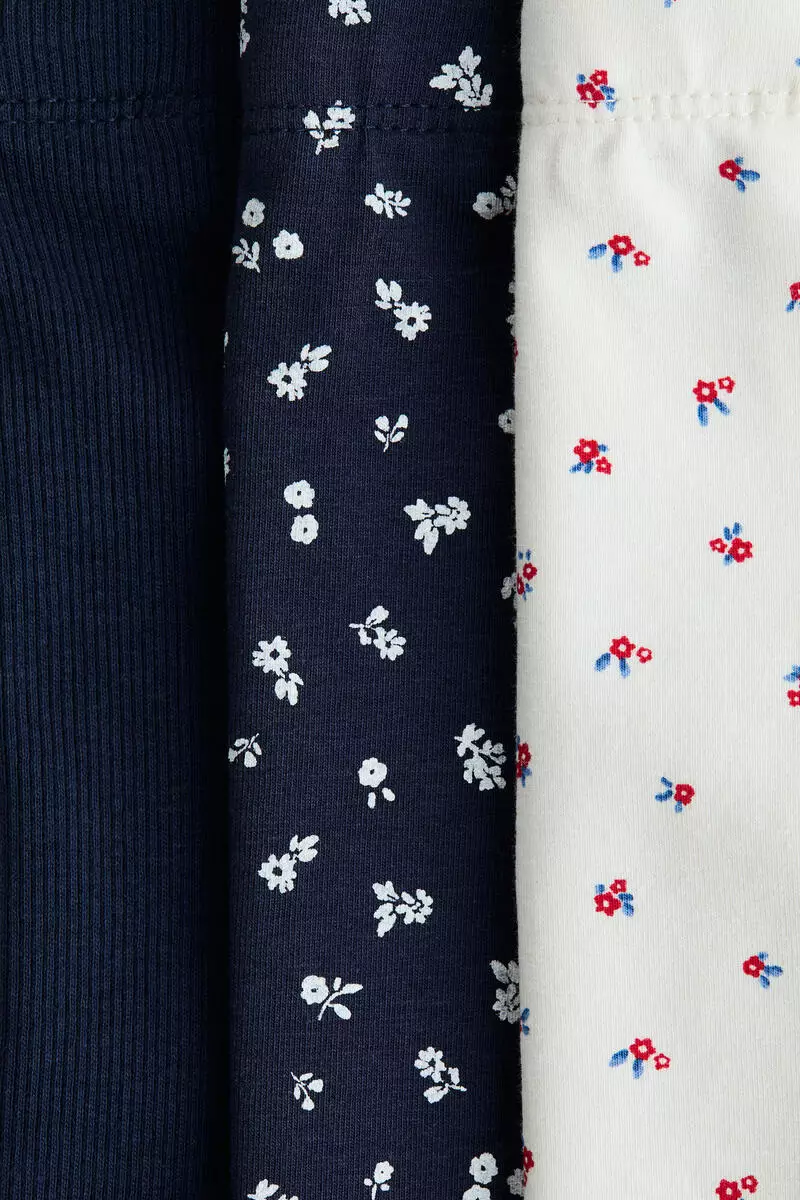 3-pack cotton leggings