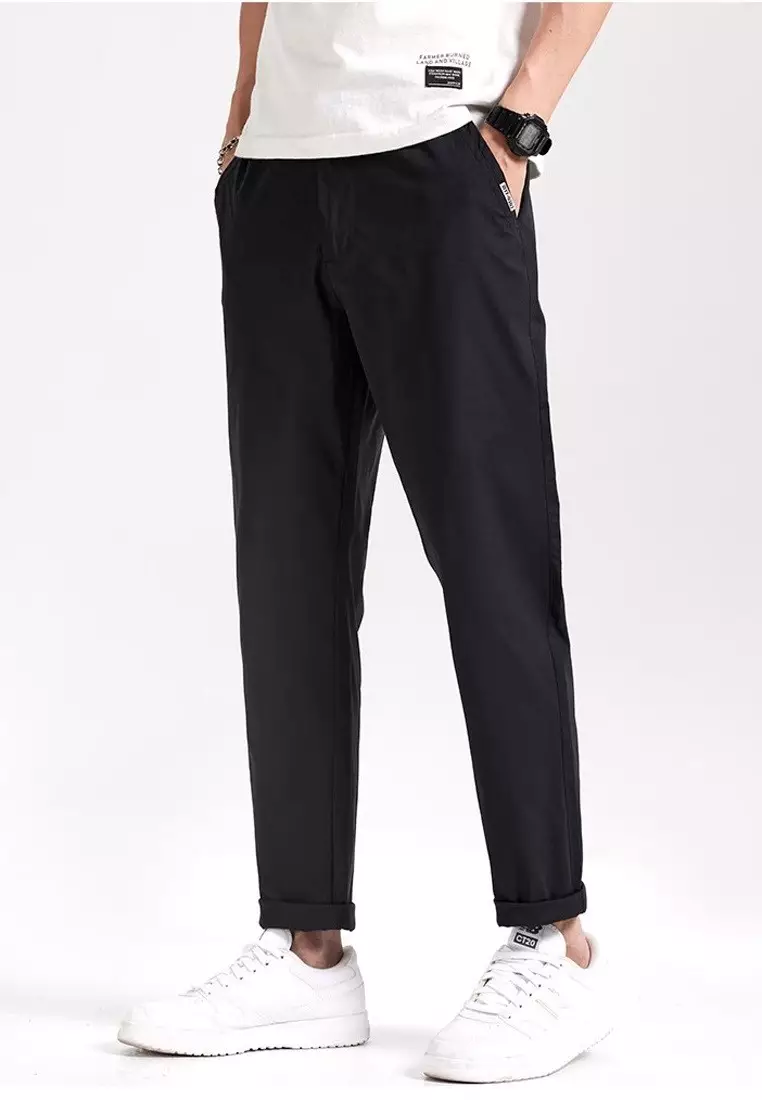 Elasticated Waist Slim Pants