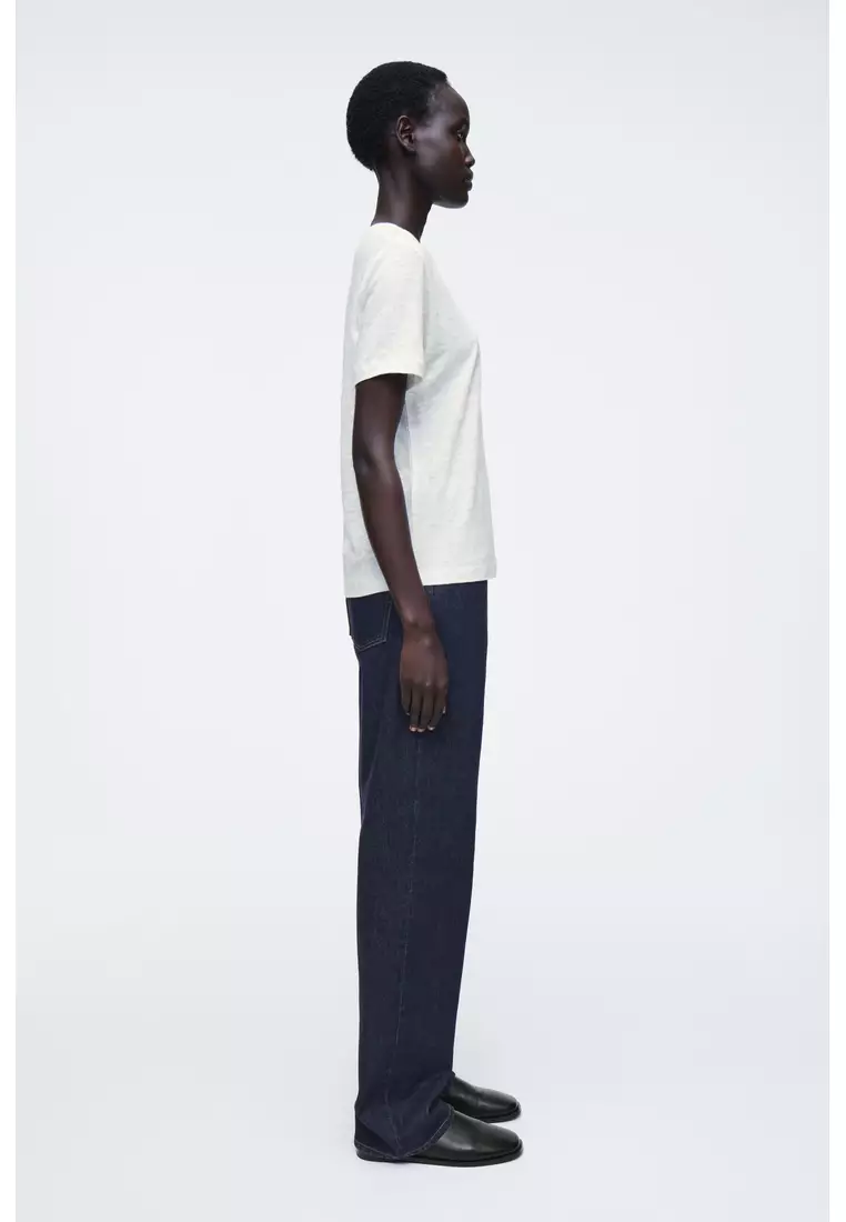 CREW-NECK LINEN T-SHIRT