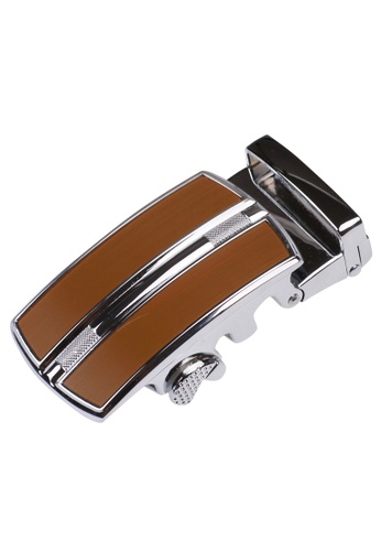 FANYU brown Men Alloy Business Casual Automatic Buckle 2D328ACDA9AA78GS_1