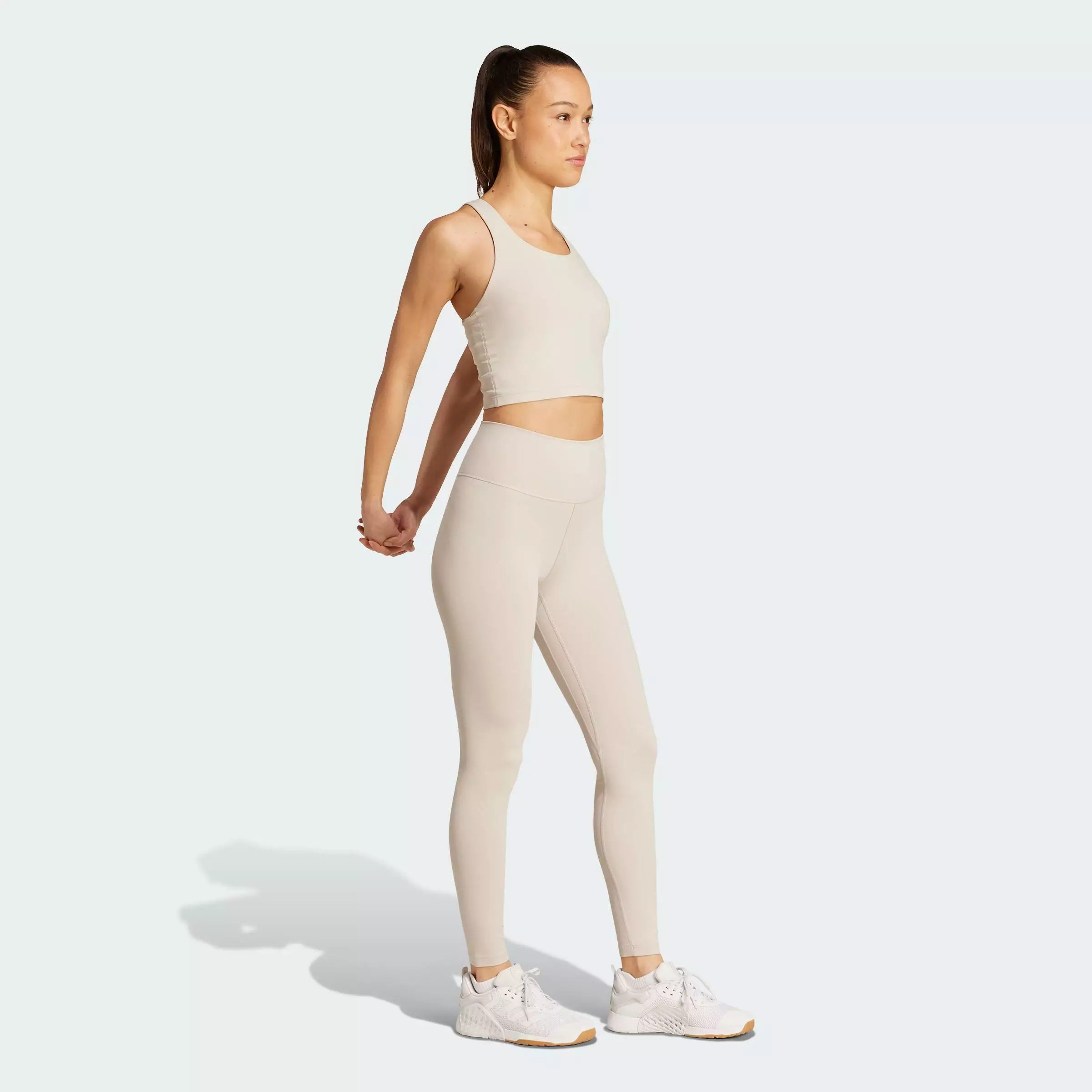 Gym & Training All Me Medium Support Bra Tank Top Women Beige JL5522