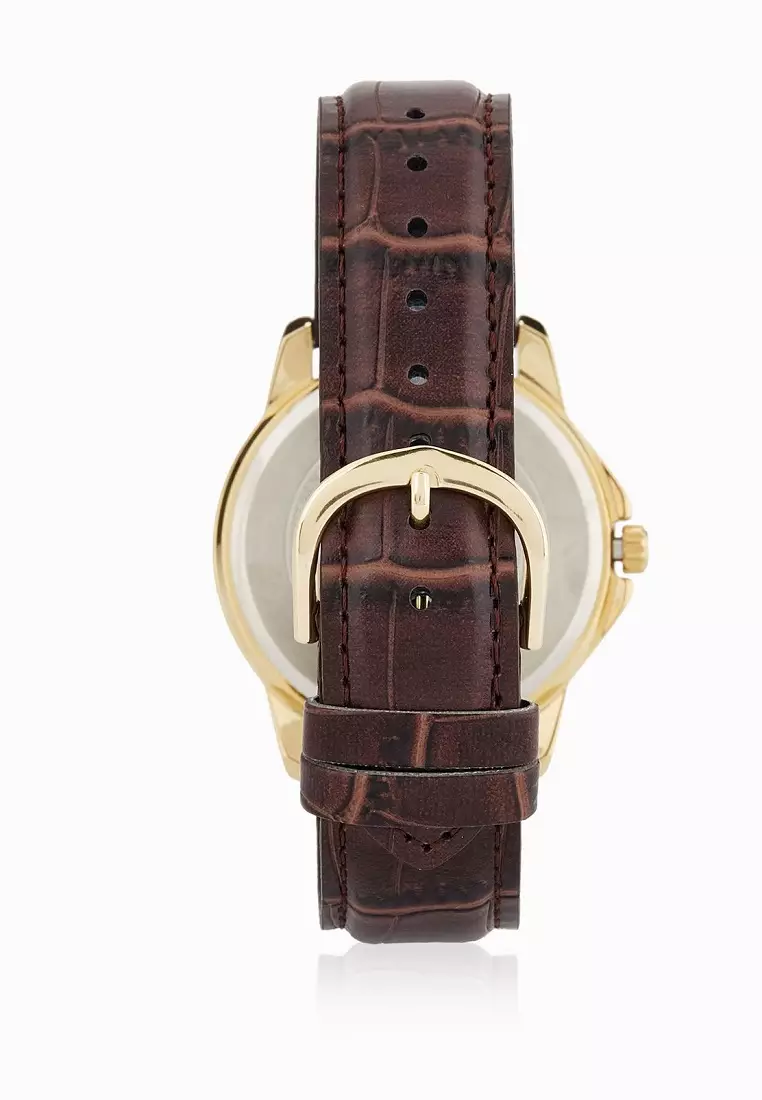 Jam Tangan MTP-V004GL-9AUDF Coklat