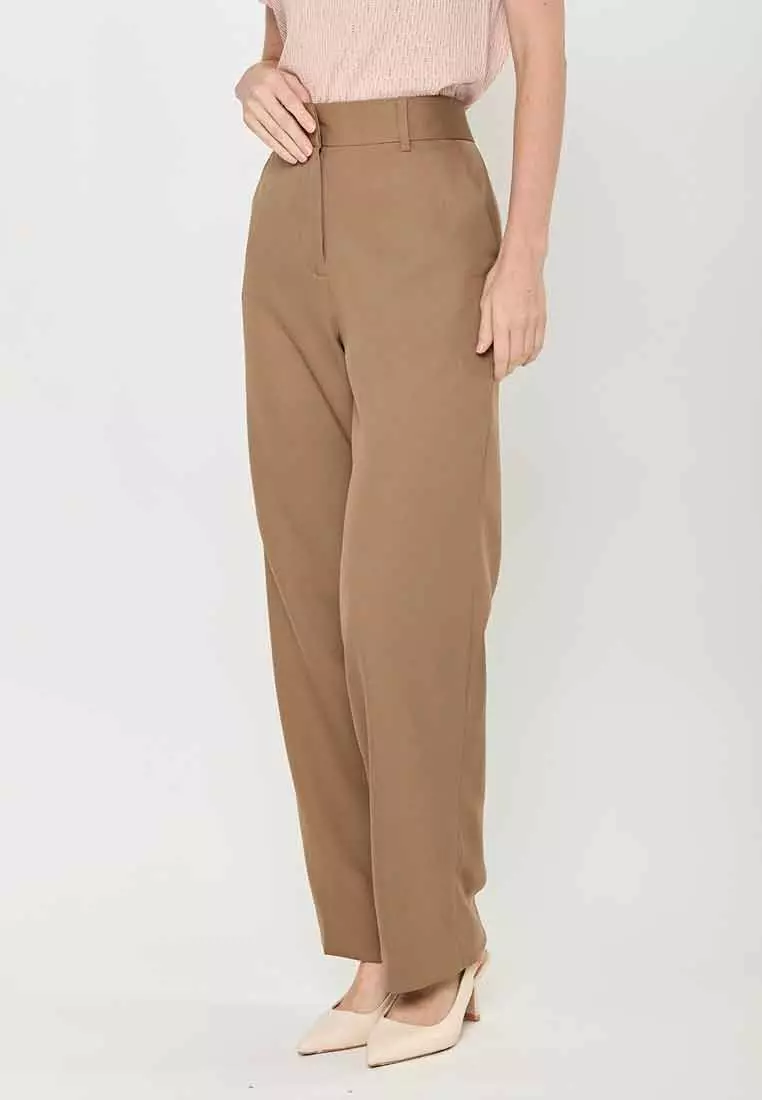 Eliza Jane Relaxed Fit Pants with Belt Loop