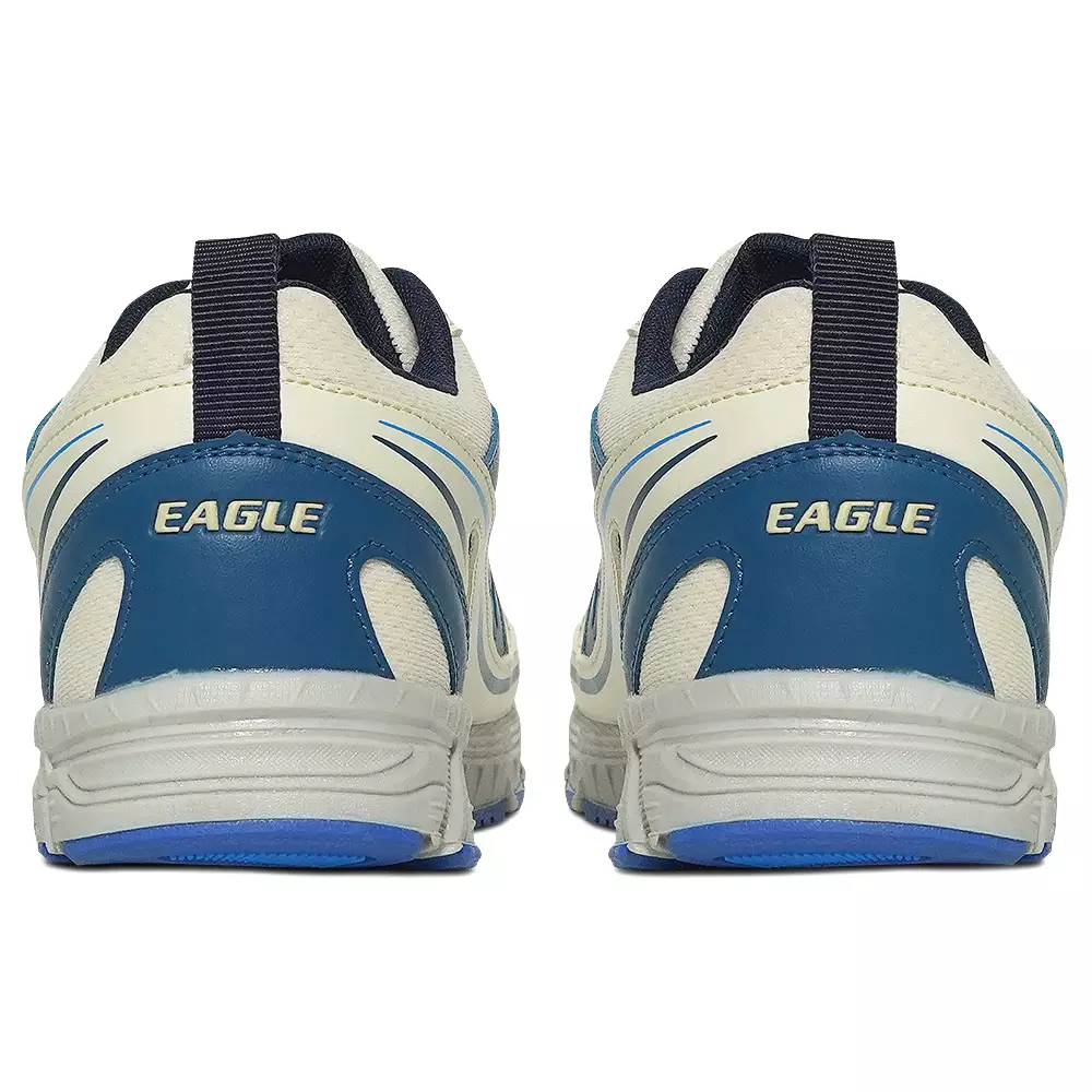 Eagle Sepatu Lari Fury – KREM/BIRU TUA