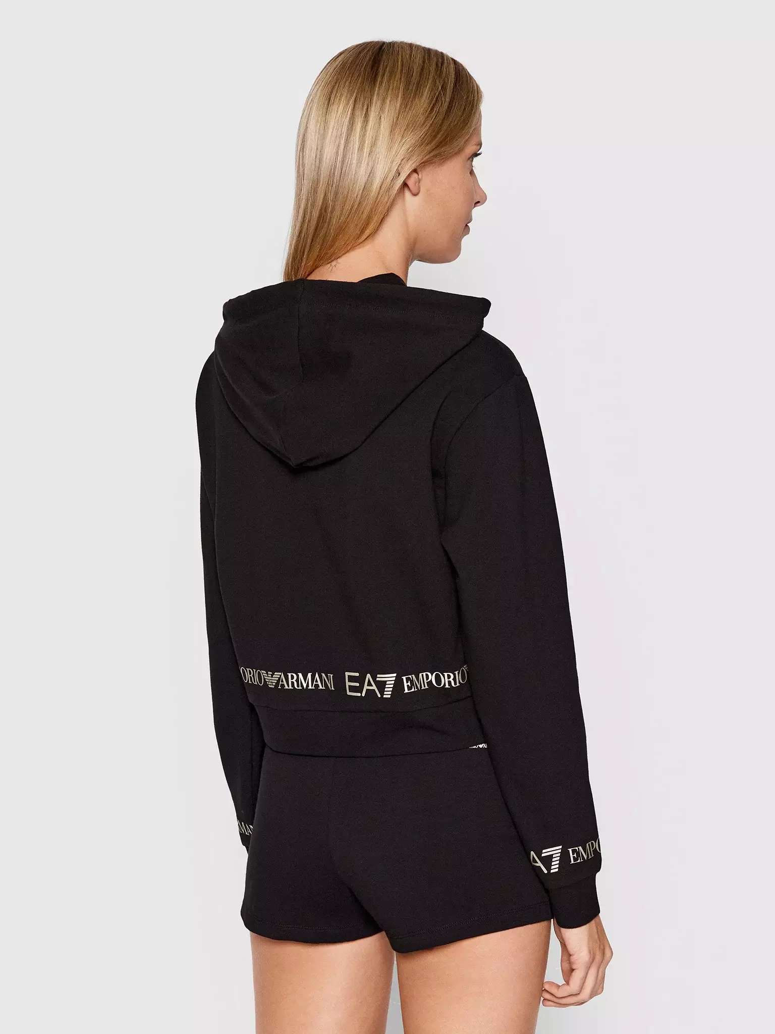 Ea Emporio Armani Sudadera Con Capucha EA7 Emporio Armani Azul