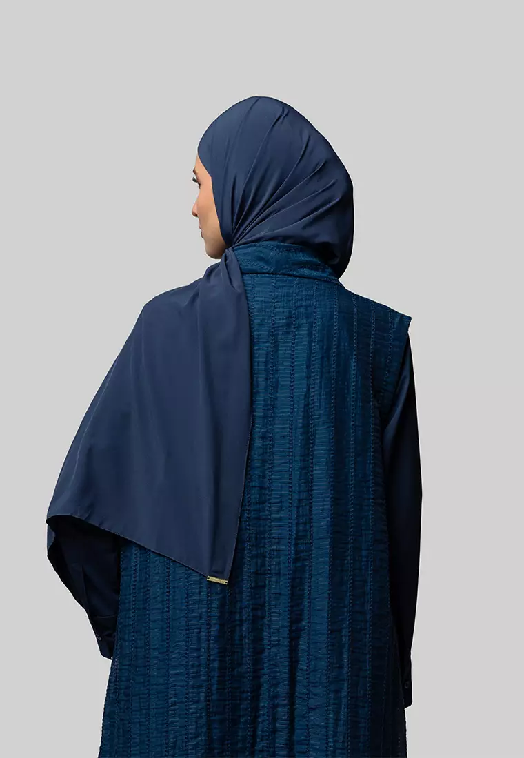 Kami Airlite Pashmina Instant Plain Navy