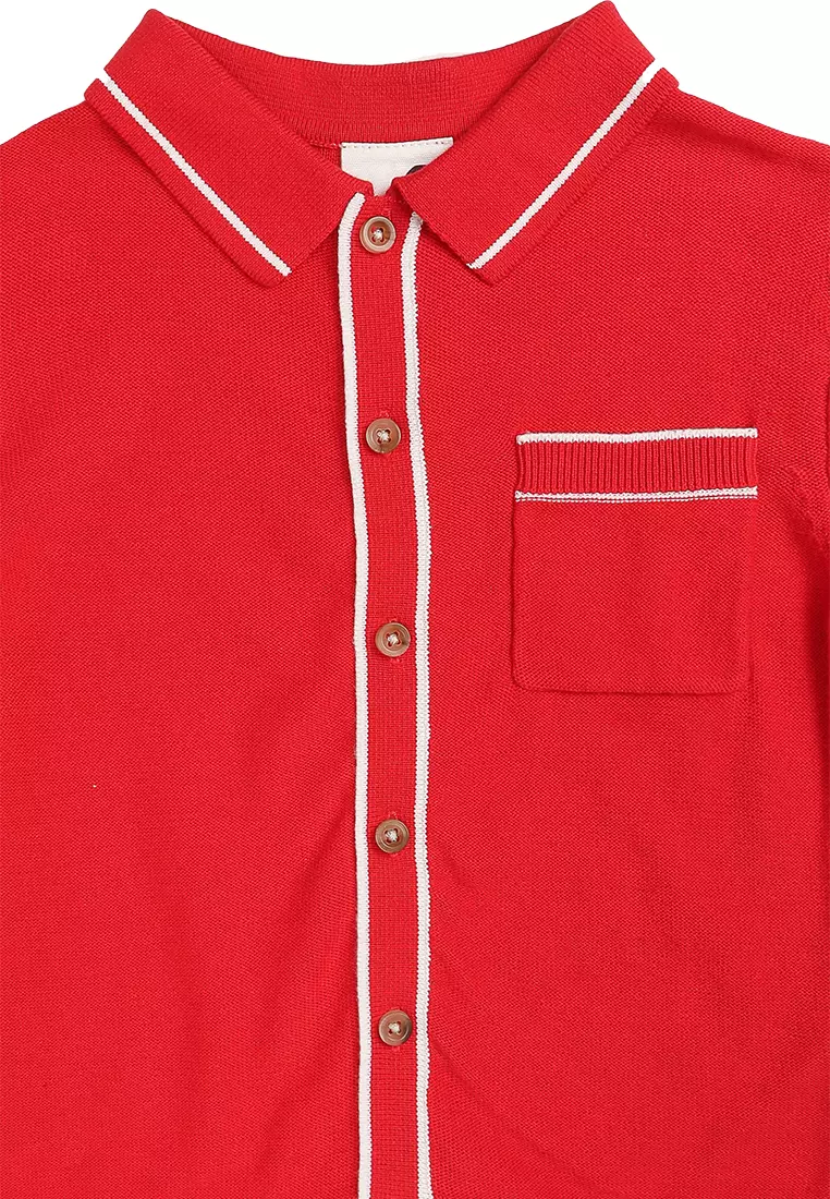 Knitted Short Sleeve Shirt