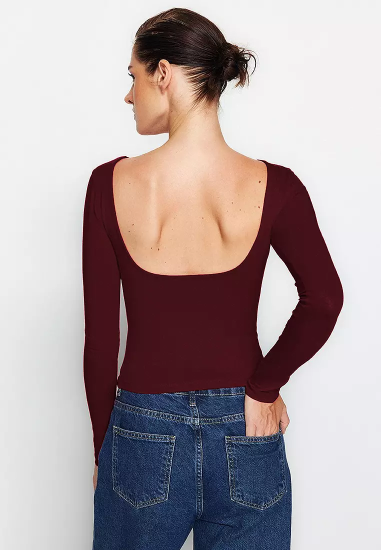 Low Back Fitted Top