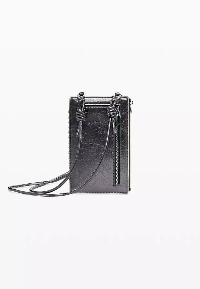 Medium metallic phone holder