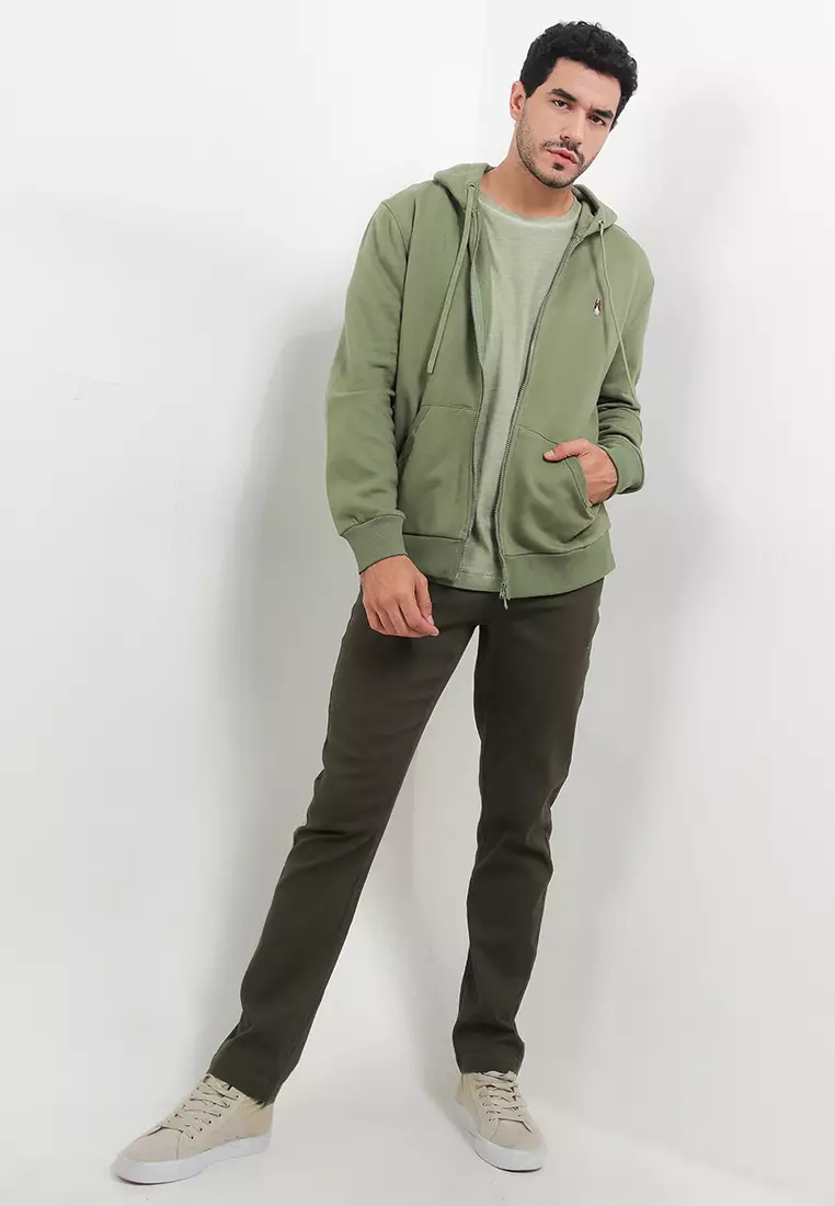 Banks Zipped Hoodie Sweatshirt