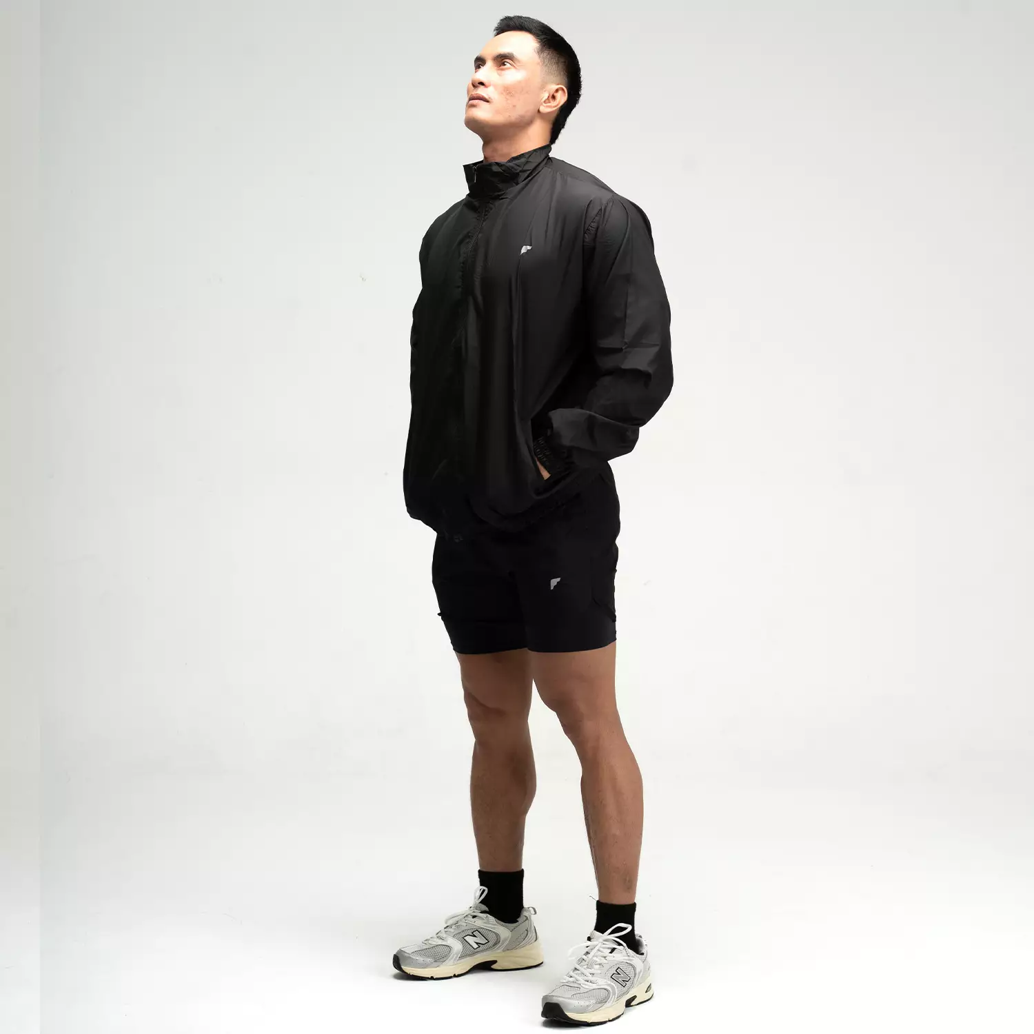 Windbreaker Sports Jacket Black