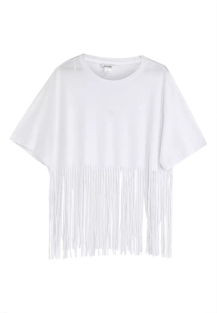 Buy Monki Fringe Tee Online ZALORA Malaysia