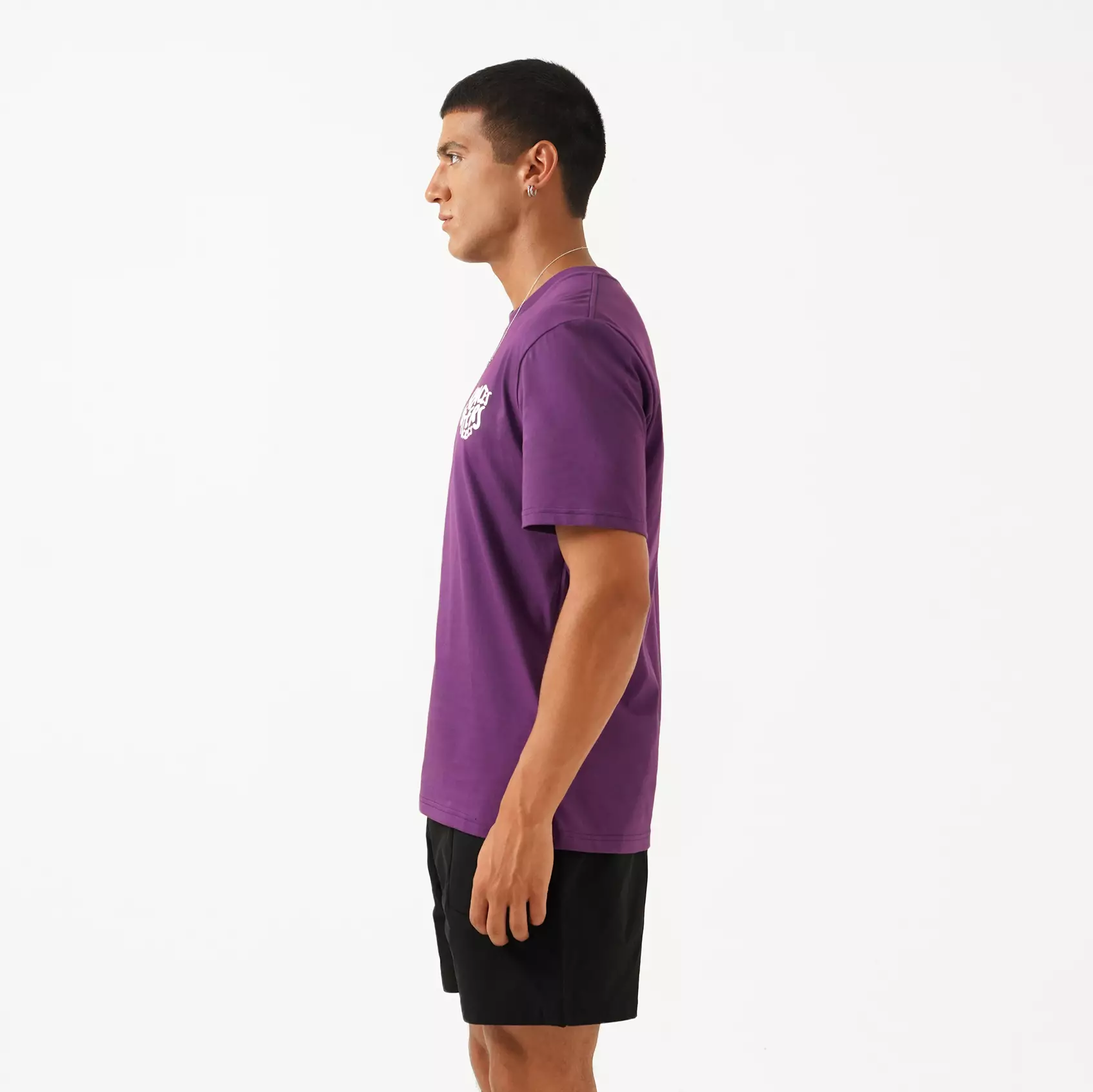 CELCIUS Kaos Lengan Pendek Reguler Fit LIN001338C Purple