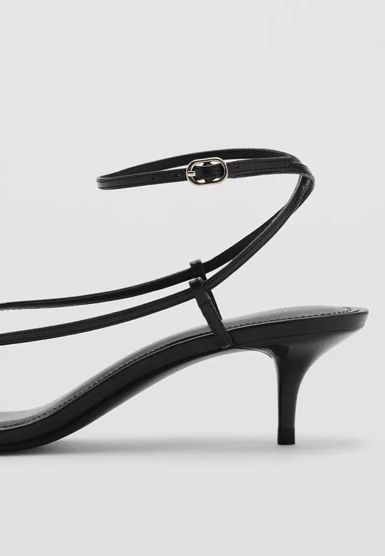 Heeled Sandals With Thin Strap