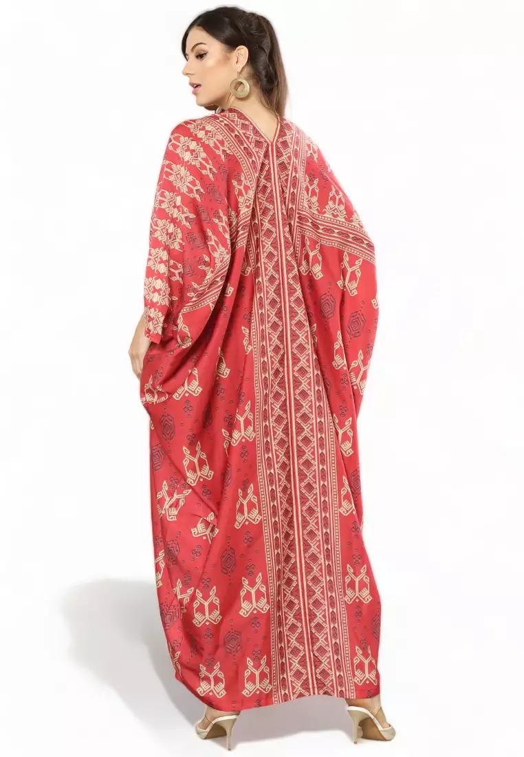 Kanzi Exclusive Long Sleeve Songket Kaftan