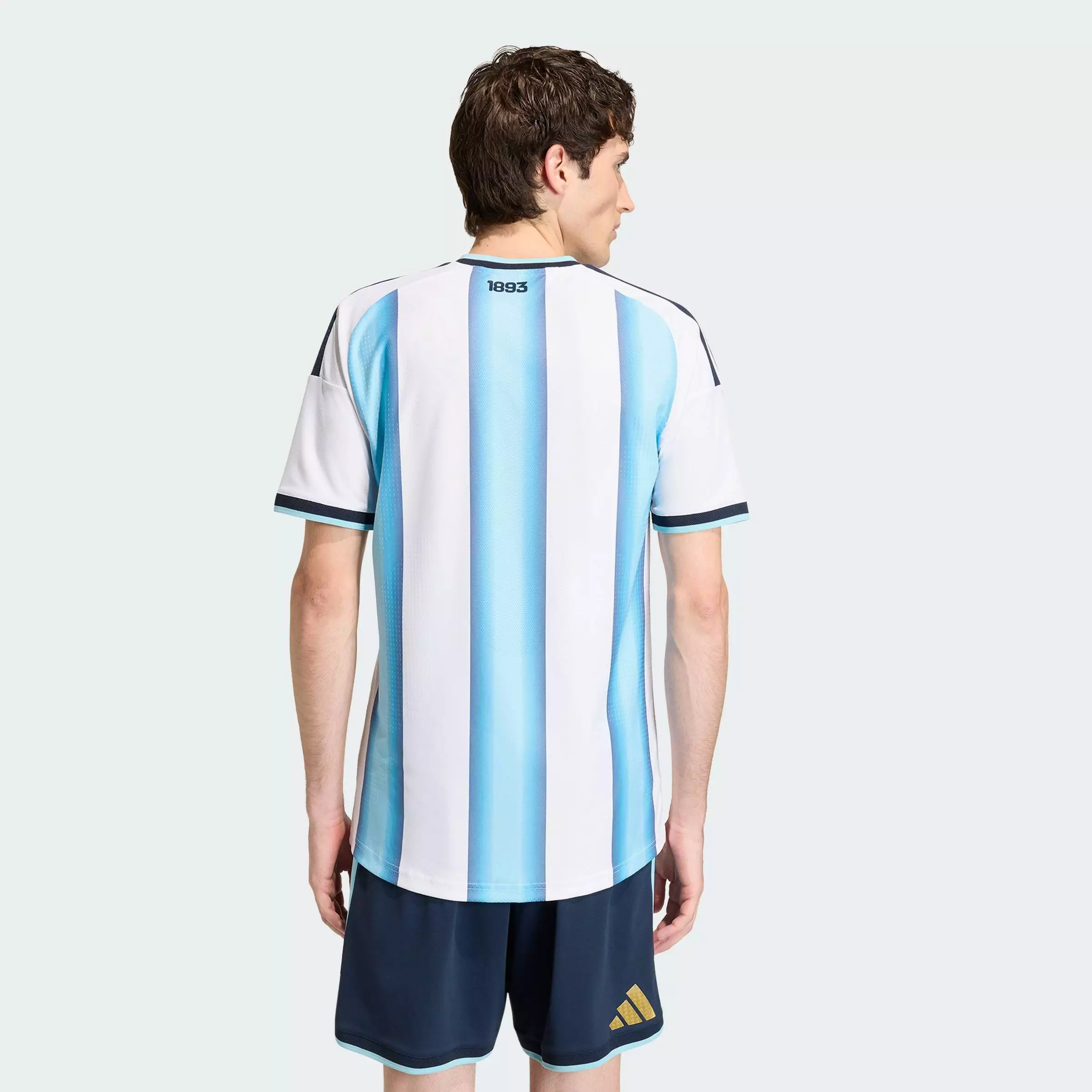 Football Argentina 26 Home Authentic Jersey Men White JM5897