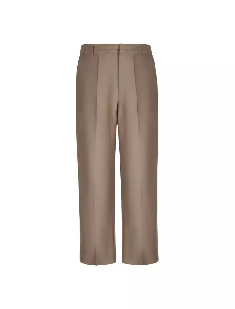 Straight Cut Ankle-Length Pants