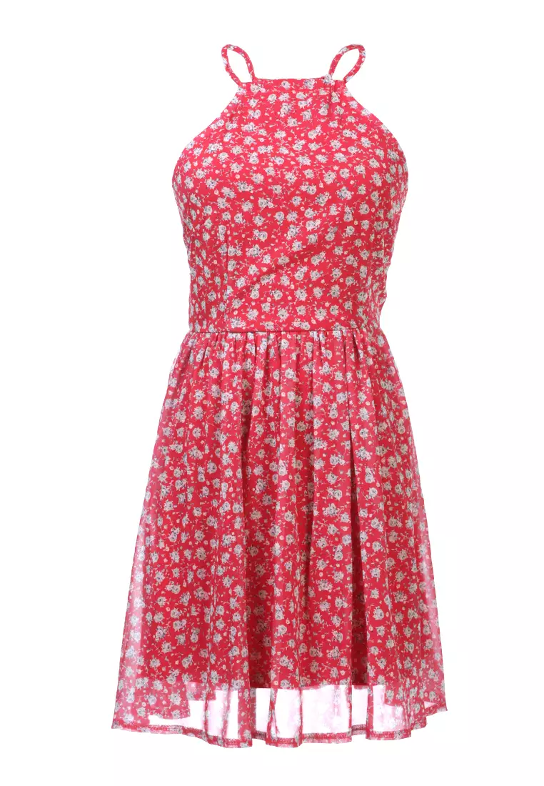 Jual London Rag Ditsy Floral Summer Dress in Red Original 2024 | ZALORA ...