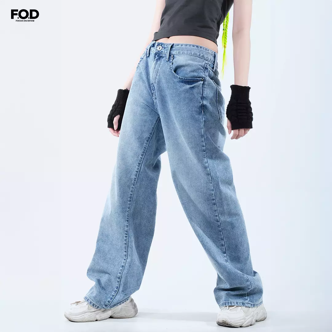 Celana Jeans Unisex Hoshi Light Blue