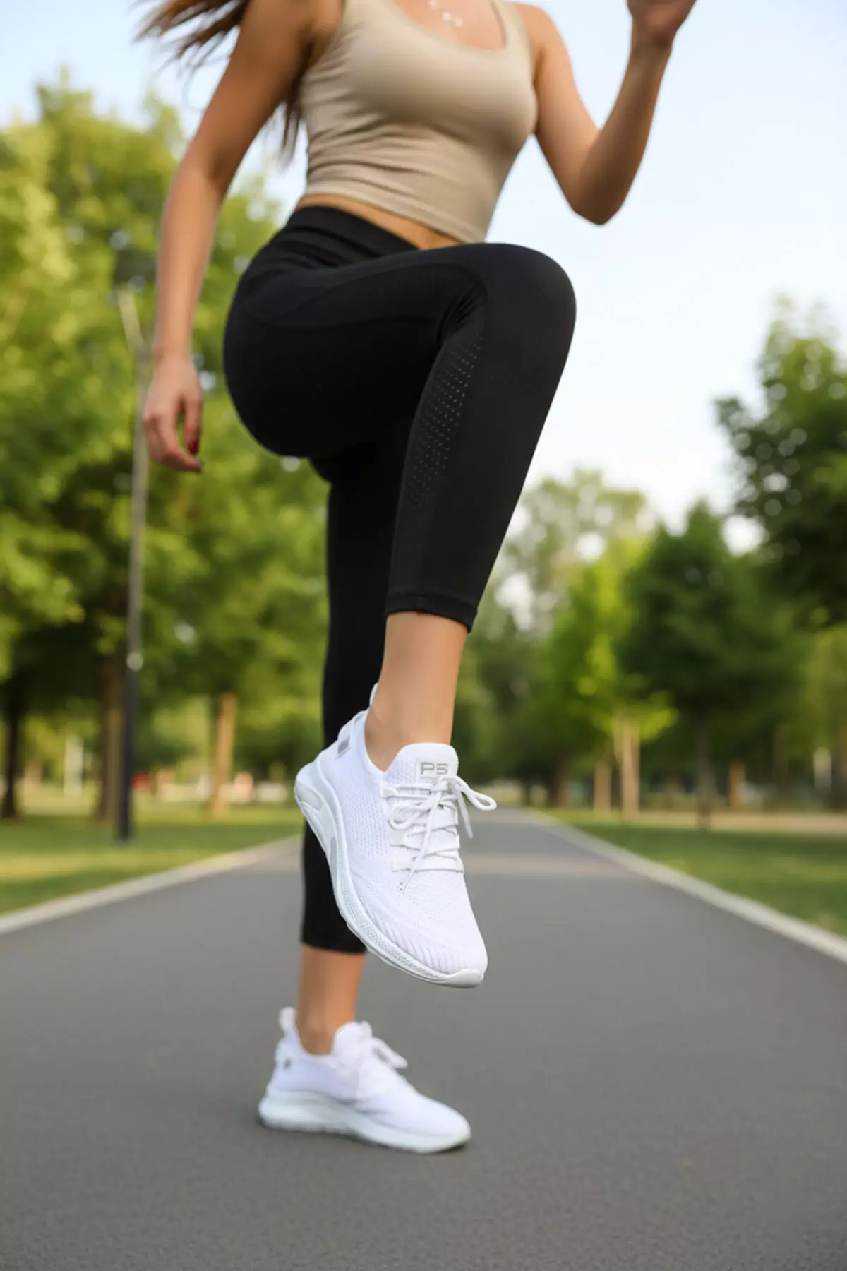 White Unisex Sneaker 16884