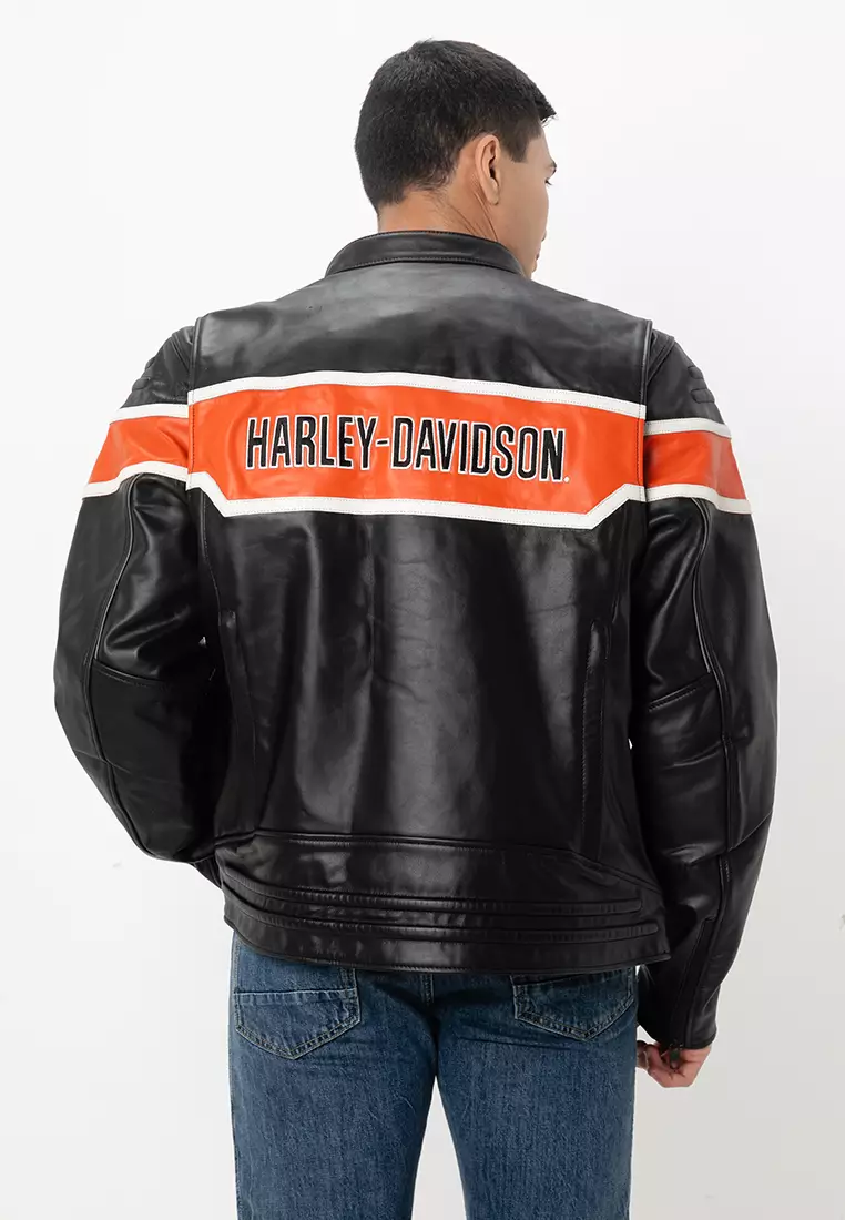 H-D® Trenton Leather Riding Jacket