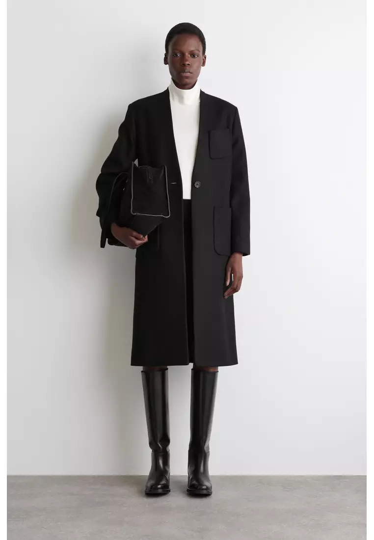 LEATHER KNEE-HIGH BOOTS