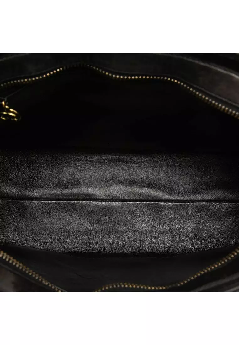 Pre-Loved Chanel Cc Vertical Quilt Lambskin Medallion Shoulder Bag