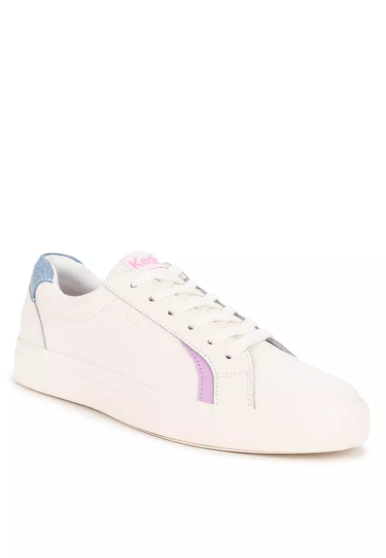 Discount on Keds  shoes - SKU: Pursuit Leather Denim Heel Fob