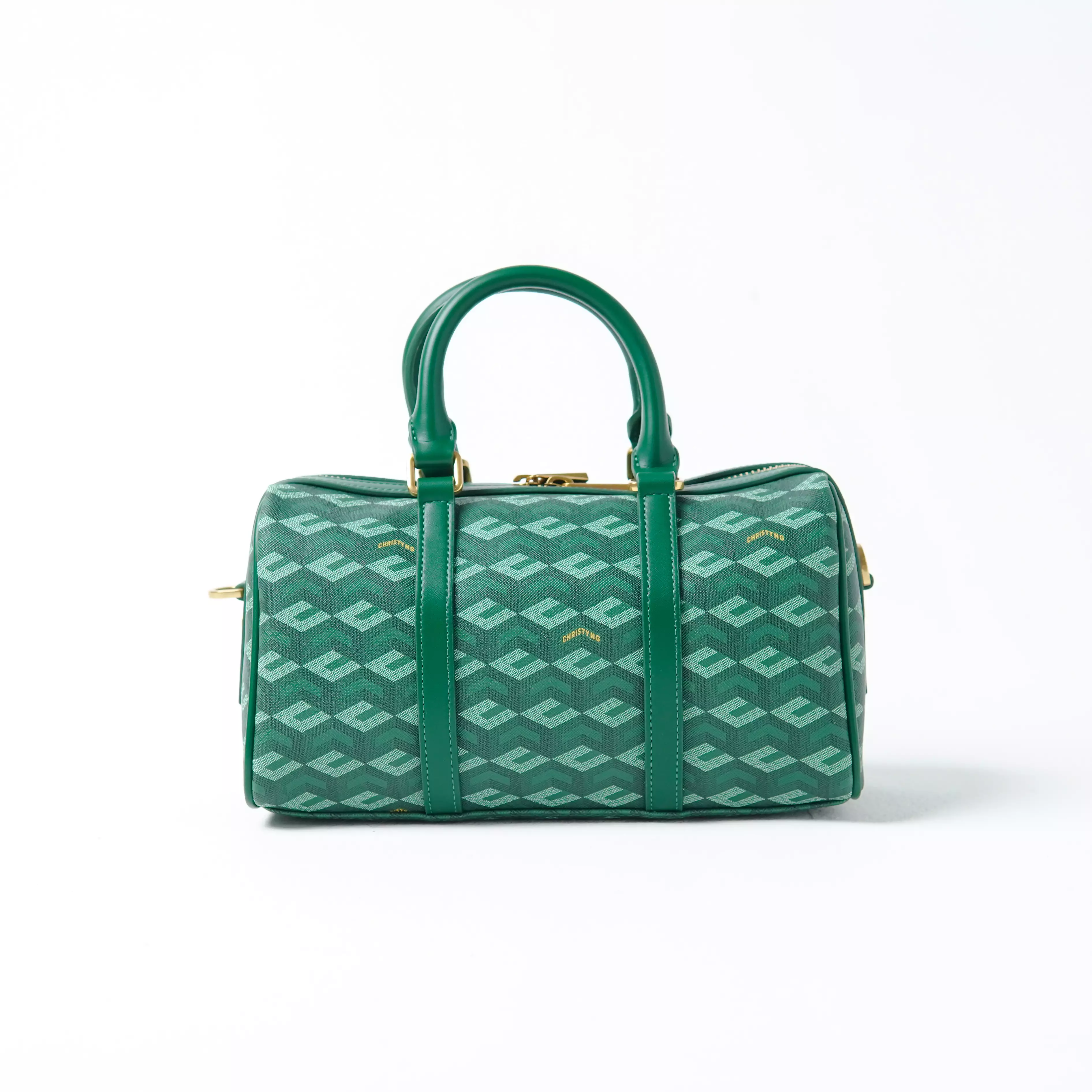 Tas CHRISTY NG ENZO GREEN DUFFLE BAG WITH LS MINI 100% ORIGINAL