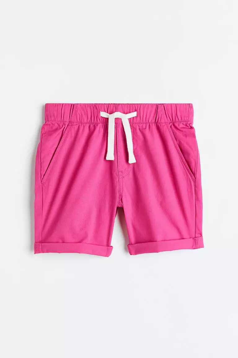 Jual H&M Cotton poplin shorts Original 2024 ZALORA Indonesia