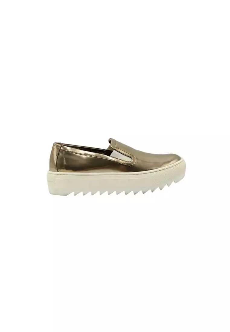 Gold store slip ons