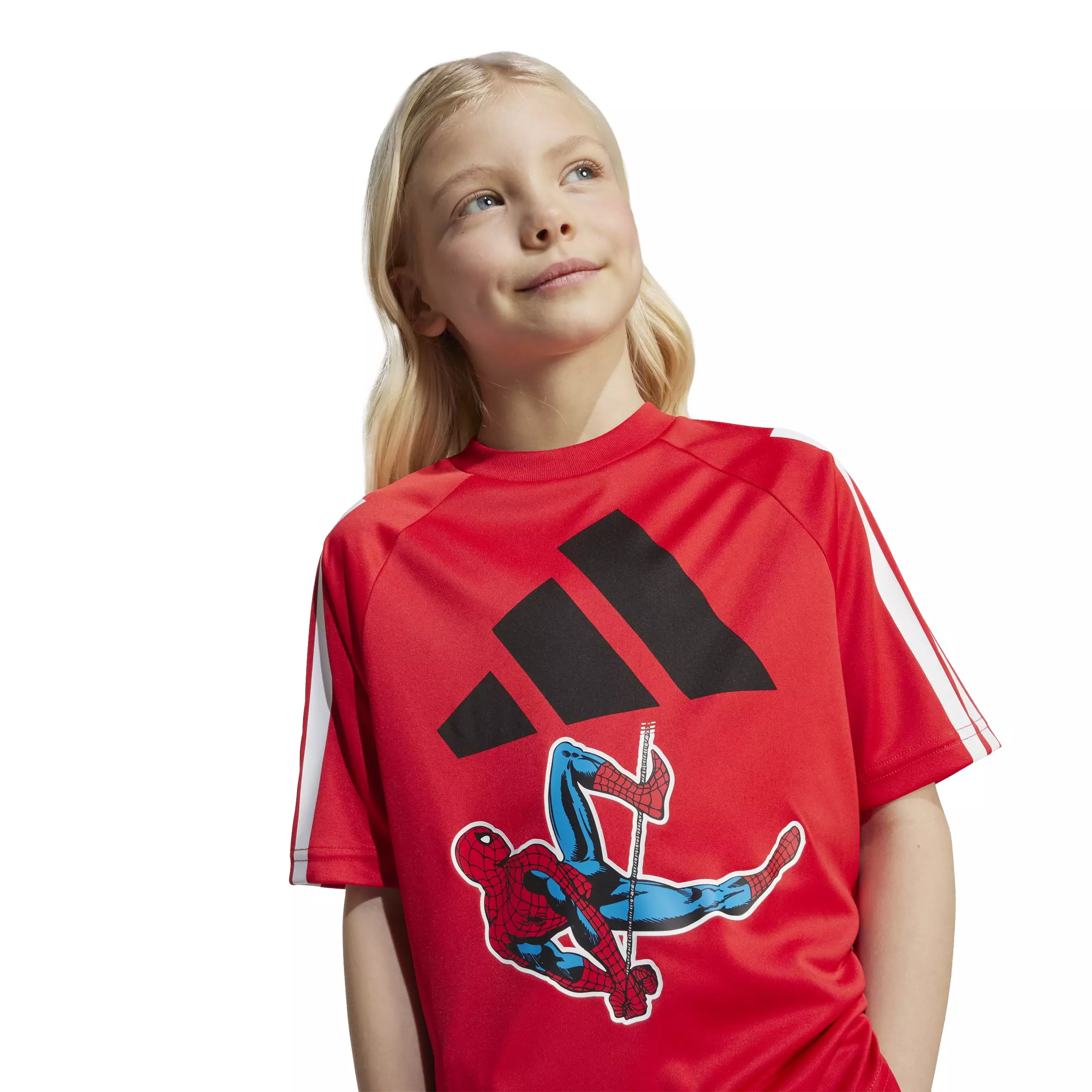 ADIDAS Marvel Spider-Man T-Shirt Kids JM0832 - Kaos Anak (Merah)