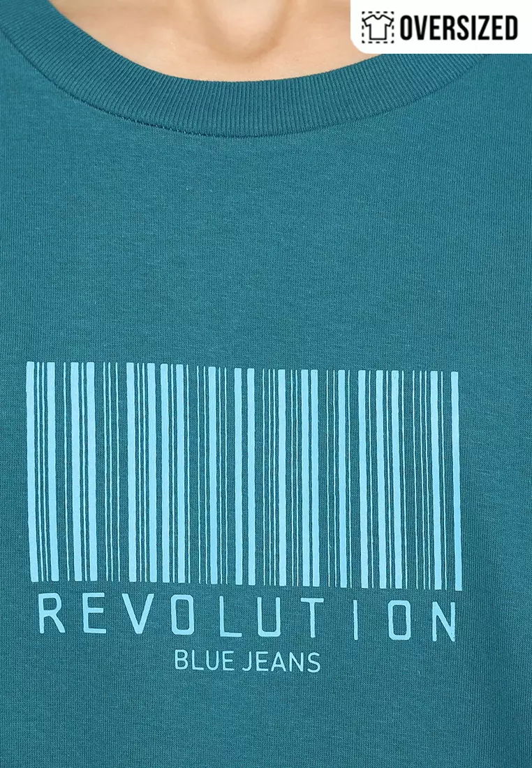 RBJ T-Shirt Cotton Oversized Pria 2079230101