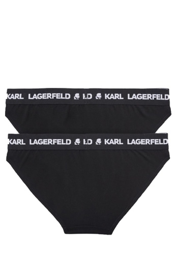 KARL LAGERFELD black LOGO BRIEF SET (PACK OF 2) 69384USCF4C864GS_1