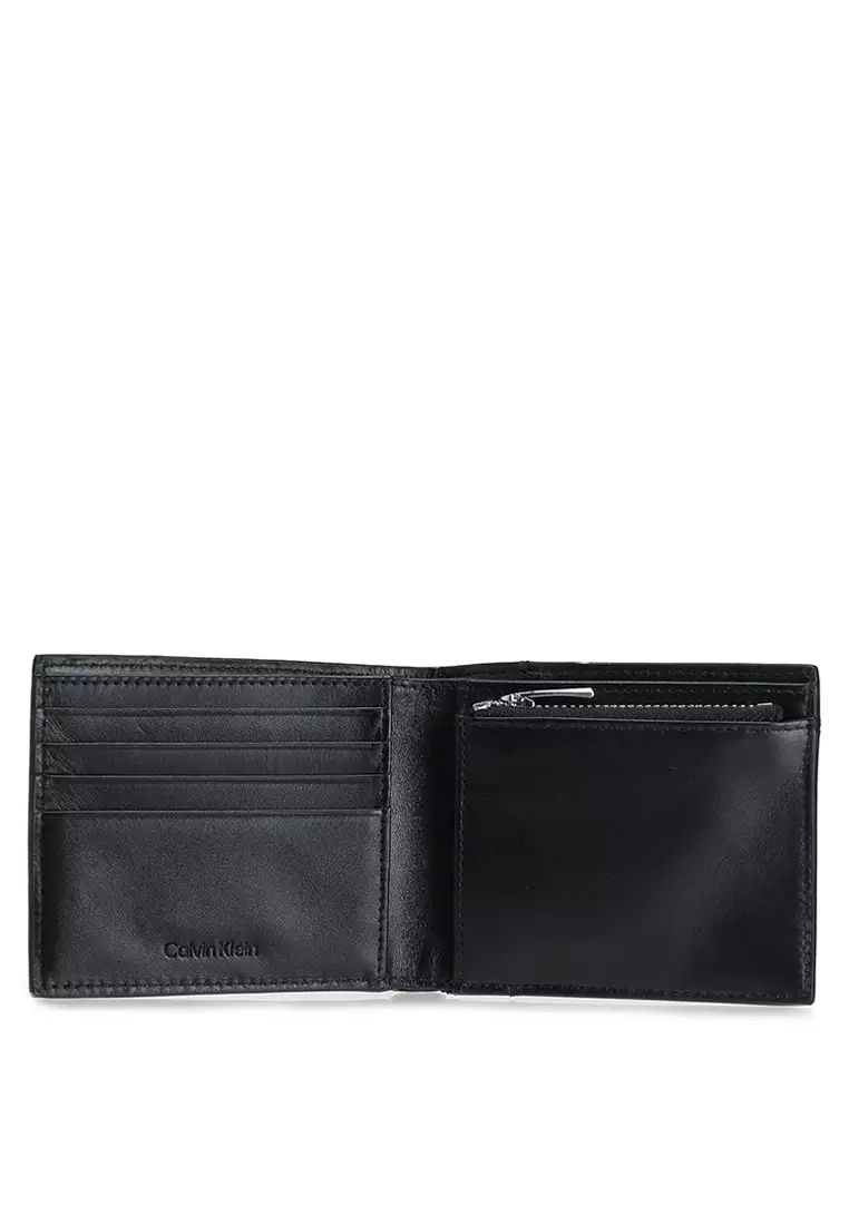 Embossed Emblem Billfold Wallet - Calvin Klein Accessories