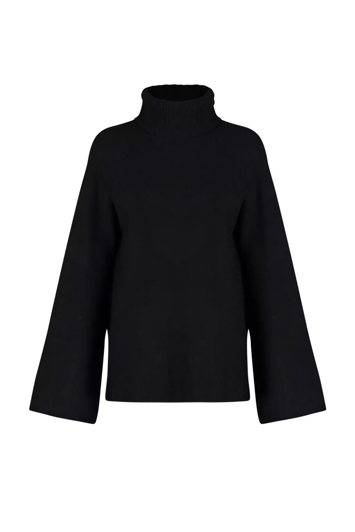 網上選購Trendyol Black Soft Textured Turtleneck Knitwear Sweater