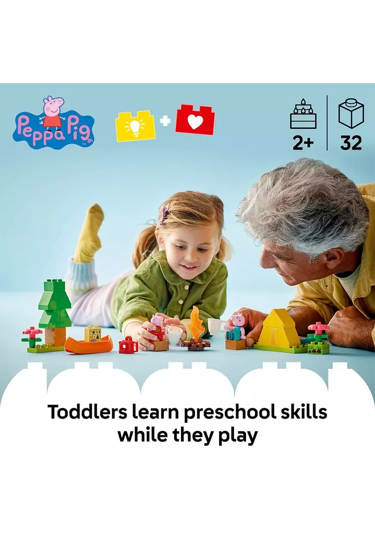 DUPLO 10452 Camping Trip, Age 2+, Building Blocks, 2025 (32pcs)